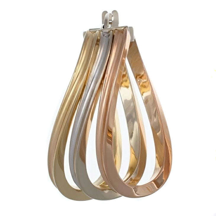 Orecchini - 18 carati Oro giallo, Oro rosa, Oro bianco