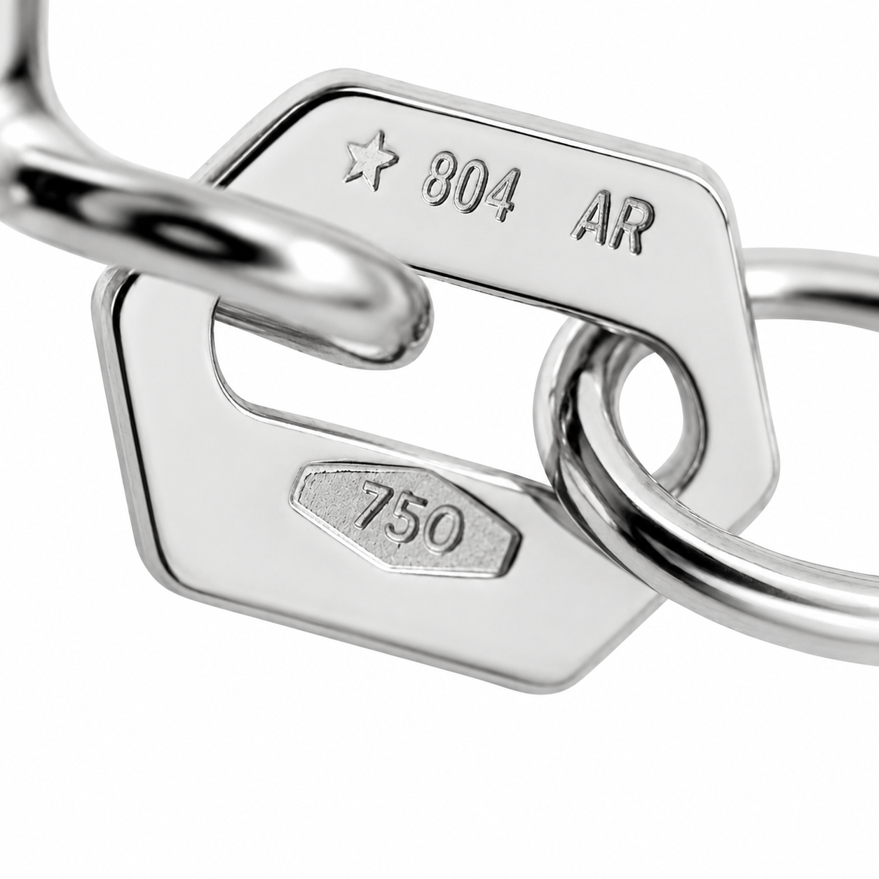 Bracciale - 18 carati Oro bianco - Made in Italy - Handmade
