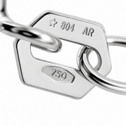 Bracciale - 18 carati Oro bianco - Made in Italy - Handmade