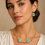 Collana - 18 carati Oro giallo - 66.00ct. tw. Topazio