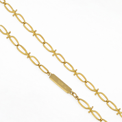 Collana con ciondolo - 18 carati Oro giallo