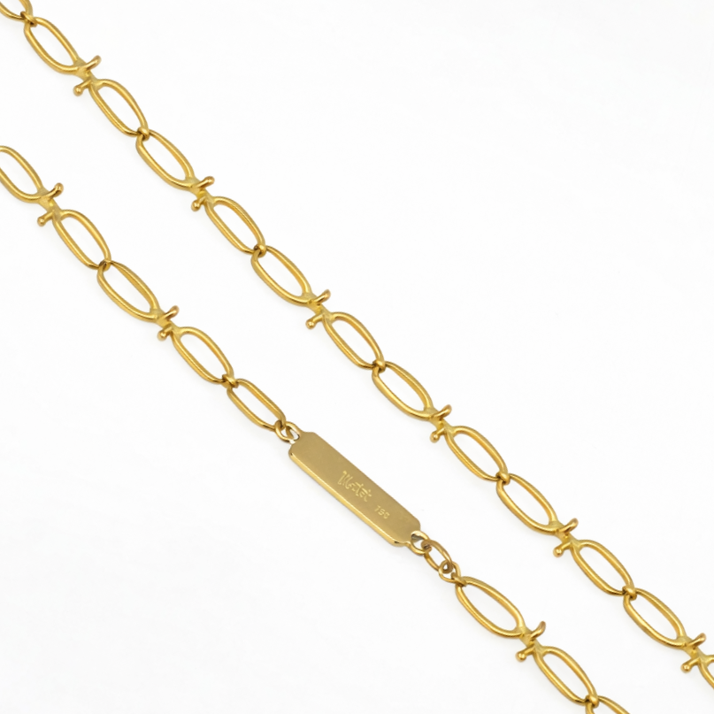 Collana con ciondolo - 18 carati Oro giallo