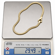 Collana - 18 carati Oro giallo - 0.15ct. tw. Diamante (Naturale) - Made in Italy - Handmade
