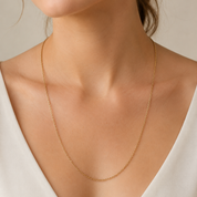 Collana - 18 carati Oro giallo - Made in Italy - Handmade