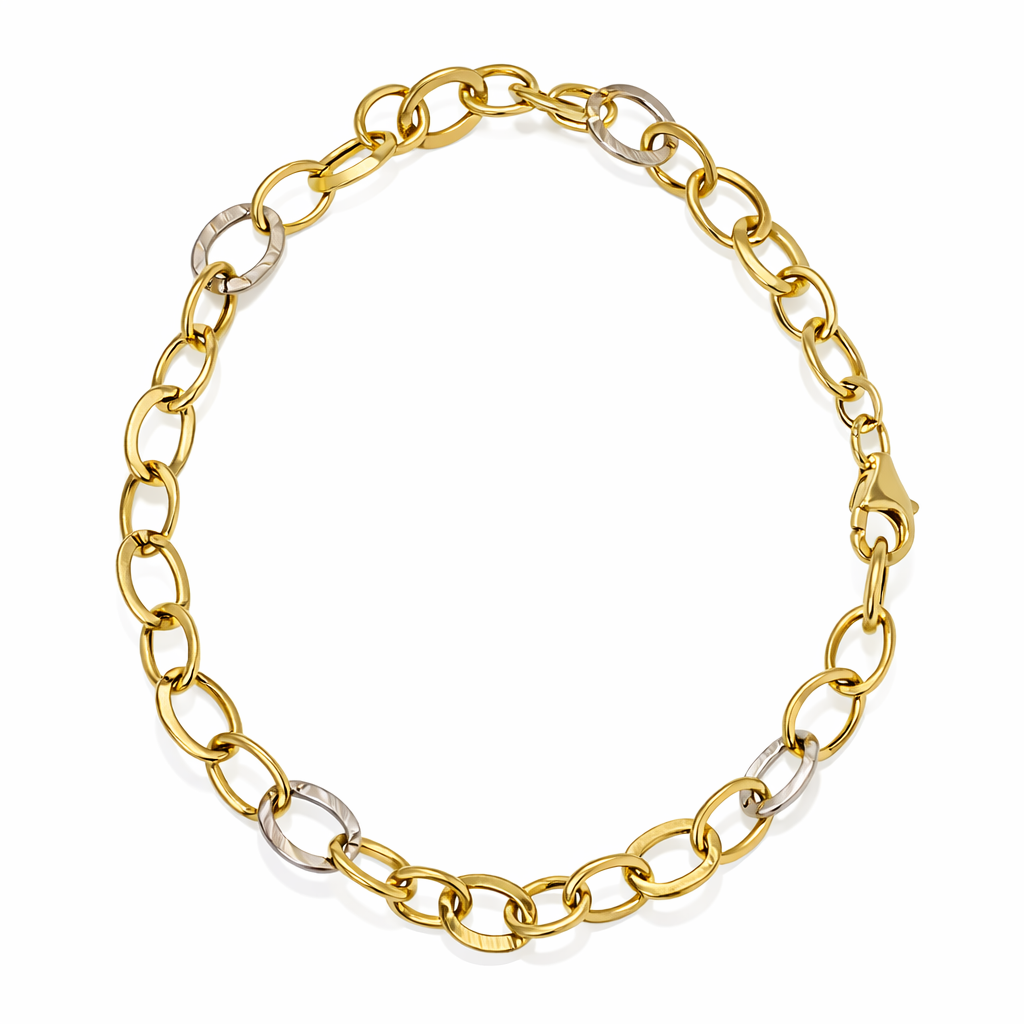 Bracciale - 18 carati Oro giallo, Oro bianco