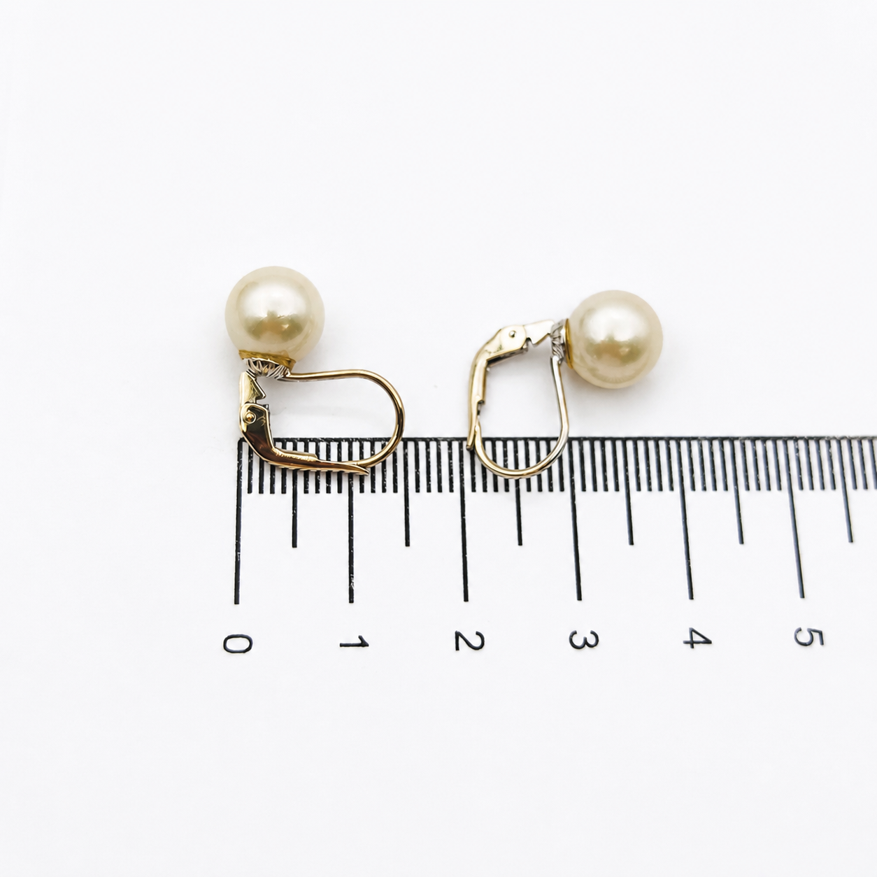 Orecchini - 18 carati Oro bianco - Perla - Made in Italy - Handmade
