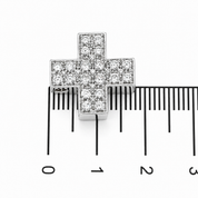 Ciondolo - 18 carati Oro bianco - 0.90ct. tw. Diamante (Naturale) - Made in Italy - Handmade