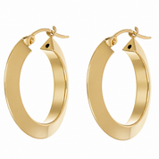 Orecchini - 18 carati Oro giallo - Made in Italy - Handmade