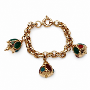 Bracciale - 18 carati Oro giallo, Agata,Corniola - Handmade - Made in Italy