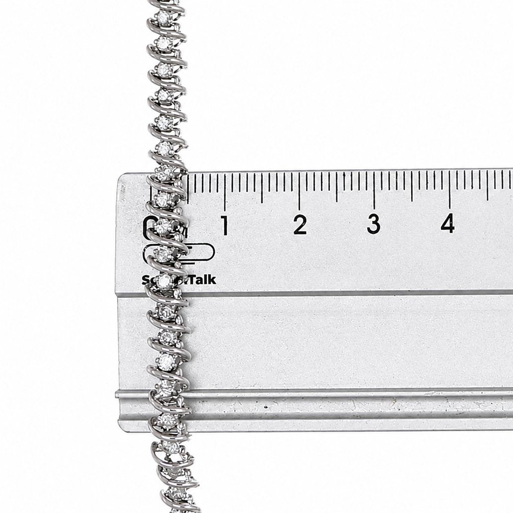 Bracciale - 14 carati Oro bianco - 2.00ct. tw. Diamante (Naturale) - Made in Italy - Handmade