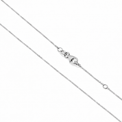 Collana con ciondolo - 18 carati Oro bianco Diamante (Naturale)