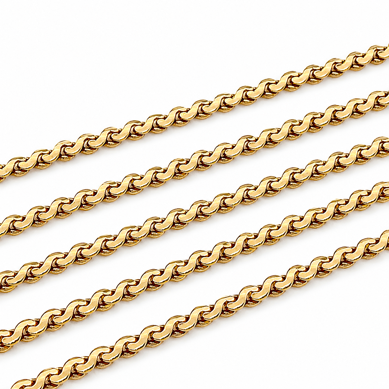 Collana - 18 carati Oro giallo - Made in Italy - Handmade