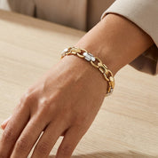 Bracciale - 18 carati Oro giallo, Oro bianco - Handmade - Made in Italy