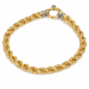 Bracciale - 18 carati Oro giallo, Oro bianco
