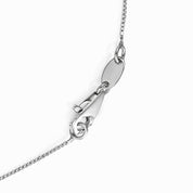 Collana con ciondolo - 18 carati Oro bianco, Granato - Ametista - Peridoto - 0.85ct. tw.