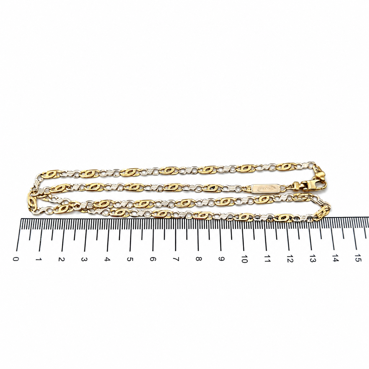 Collana - 18 carati Oro giallo, Oro bianco - Made in Italy - Handmade