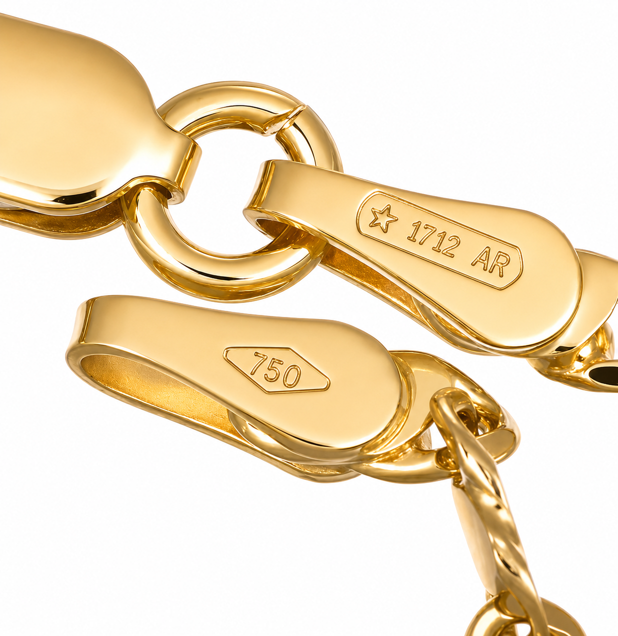 Bracciale - 18 carati Oro giallo - Made in Italy - Handmade