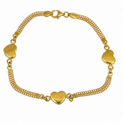 Bracciale - 18 carati Oro giallo - Made in Italy - Handmade