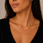 Collana - 18 carati Oro giallo - Made in Italy - Handmade