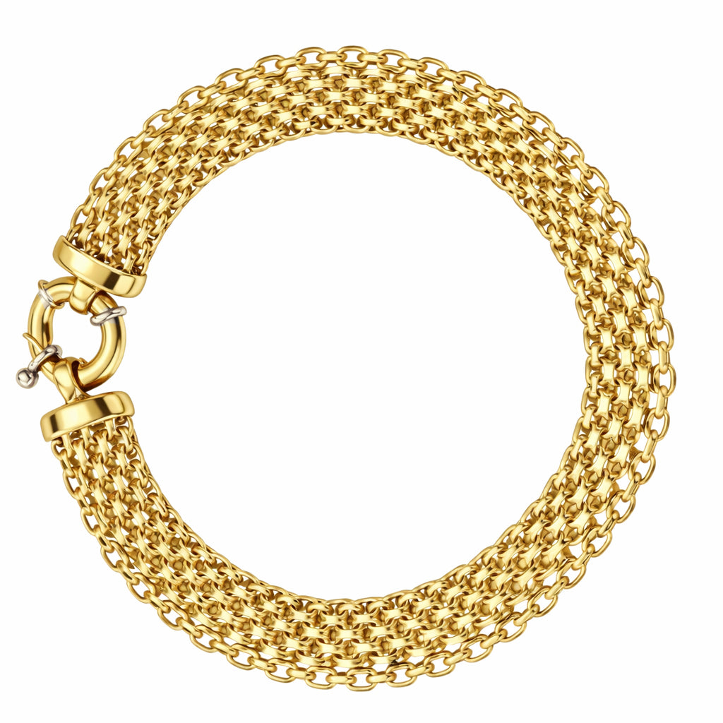 Bracciale - 18 carati Oro giallo, Oro bianco