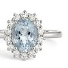 Salvini - Anello - 18 carati Oro bianco - 1.34ct. tw. Acquamarina - Diamante - SALVINI