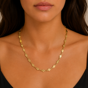 Collana - 18 carati Oro giallo - Made in Italy - Handmade