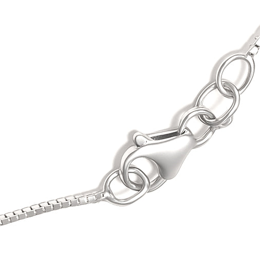 Collana con ciondolo - 18 carati Oro bianco - 0.64ct. tw. Acquamarina - Diamante