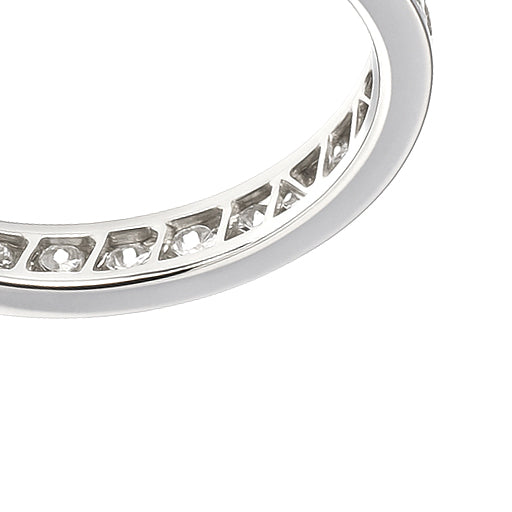 Anello - 18 carati Oro bianco - 0.42ct. tw. Diamante (Naturale)