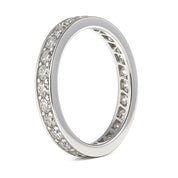 Anello - 18 carati Oro bianco - 0.42ct. tw. Diamante (Naturale)