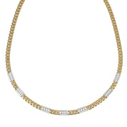 Collana - 18 carati Oro giallo, Oro bianco - 0.56ct. tw. Diamante (Naturale)