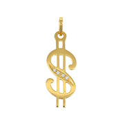 Ciondolo - 18 carati Oro giallo - 0.04ct. tw. Diamante (Naturale)