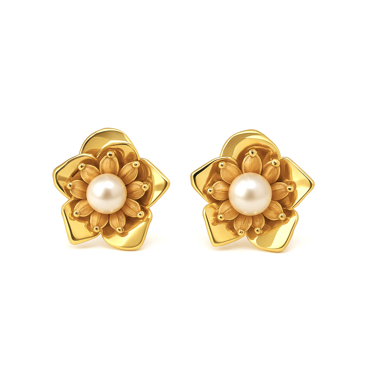 Orecchini - 18 carati Oro giallo - Perla