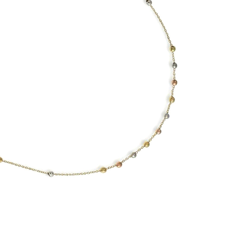 Collana con ciondolo - 18 carati Oro bianco, Oro giallo, Oro rosa