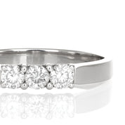 Anello - 18 carati Oro bianco - 0.23ct. tw. Diamante (Naturale)