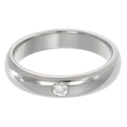 Anello - 18 carati Oro bianco - 0.14ct. tw. Diamante (Naturale)