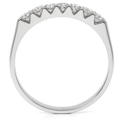 Anello - 18 carati Oro bianco - 0.28ct. tw. Diamante (Naturale)