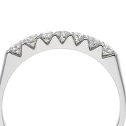 Anello - 18 carati Oro bianco - 0.28ct. tw. Diamante (Naturale)