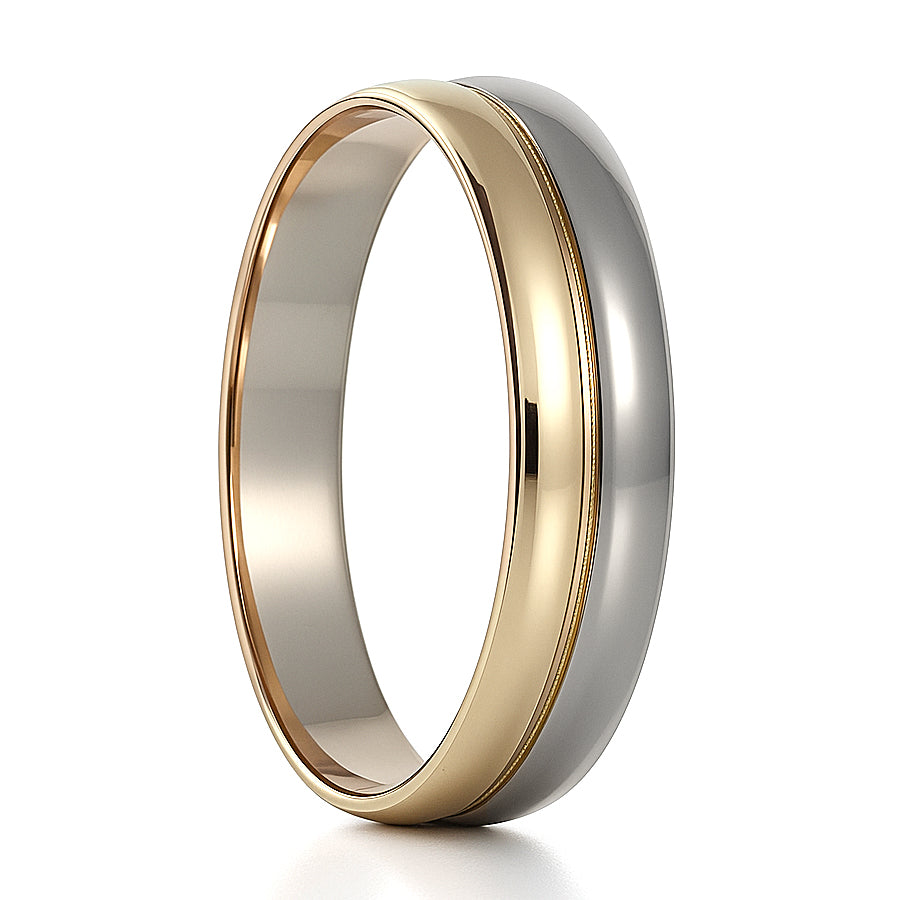 Anello - 18 carati Oro bianco, Oro giallo