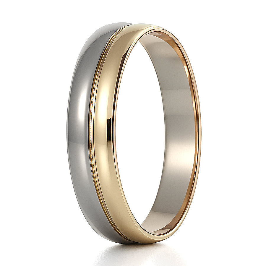 Anello - 18 carati Oro bianco, Oro giallo