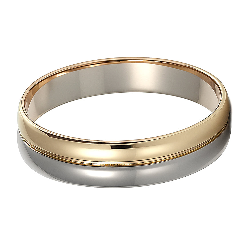 Anello - 18 carati Oro bianco, Oro giallo