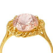 Anello - 18 carati Oro giallo - 6.50ct. tw. Quarzo