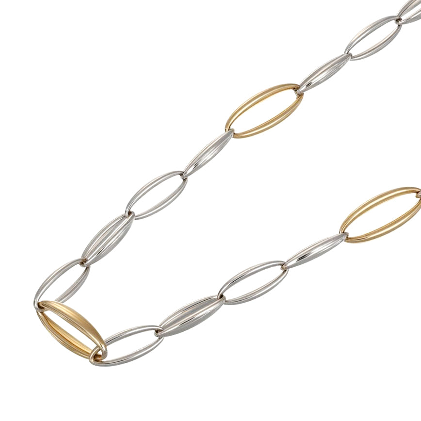 Collana - 18 carati Oro giallo, Oro bianco, Oro rosa - 0.015ct. tw. Diamante (Naturale)