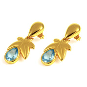 Orecchini - 18 carati Oro giallo - 5.00ct. tw. Topazio
