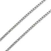 Collana con ciondolo - 18 carati Oro bianco - 0.04ct. tw. Diamante (Naturale)