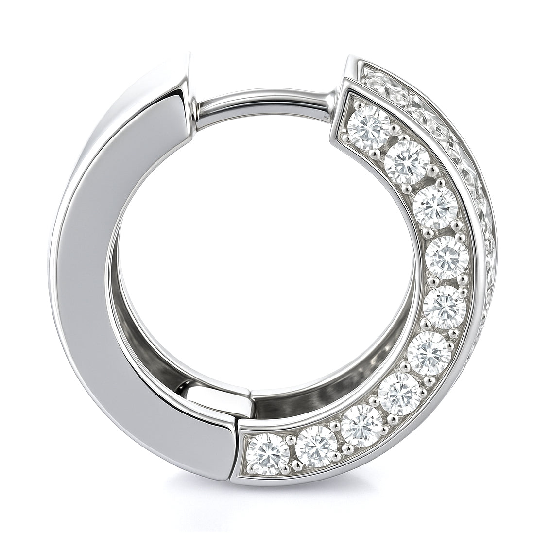 Orecchini - 18 carati Oro bianco - 1.65ct. tw. Diamante (Naturale)