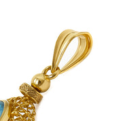 Ciondolo - 18 carati Oro giallo - 2.70ct. tw. Acquamarina