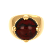Anello - 18 carati Oro giallo - 10.00ct. tw. Granato