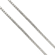 Collana con ciondolo - 18 carati Oro bianco - 0.12ct. tw. Diamante (Naturale)