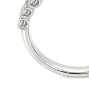 Anello - 18 carati Oro bianco - 0.75ct. tw. Diamante (Naturale) - Tormalina