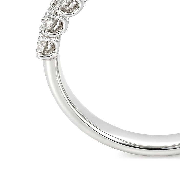 Anello - 18 carati Oro bianco - 0.75ct. tw. Diamante (Naturale) - Tormalina